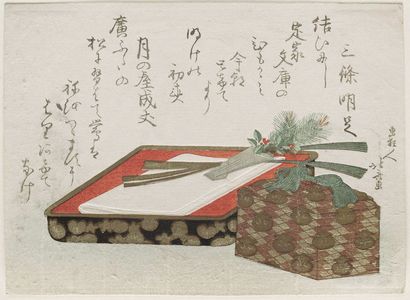 Katsushika Hokusai: Box and Tray - Museum of Fine Arts