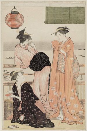 Torii Kiyonaga: The Sixth Month, from the series Twelve Months in the South (Minami jûni kô) - Museum of Fine Arts