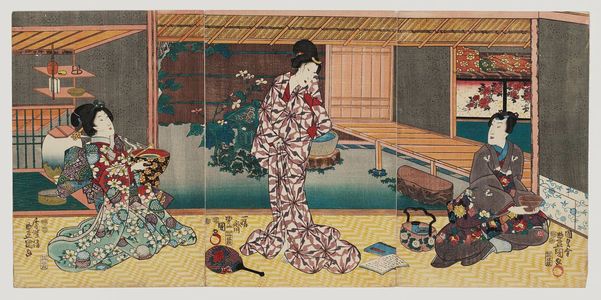 Utagawa Kunisada: A Summer Morning - Museum of Fine Arts