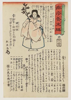 Utagawa Yoshitoyo: How to Treat Measles (Hashika yôjô ben) - Museum of Fine Arts