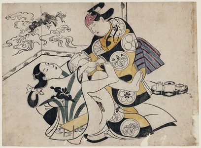 Torii Kiyonobu II: Erotic Print - Museum of Fine Arts
