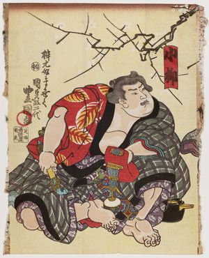 Utagawa Kunisada: Parody of Heroes of the Three Kingdoms (Eiyû mitate sangokushi): Koyanagi - Museum of Fine Arts