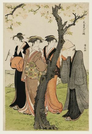 Torii Kiyonaga: The Third Month, from the series Twelve Months in the South (Minami jûni kô) - Museum of Fine Arts