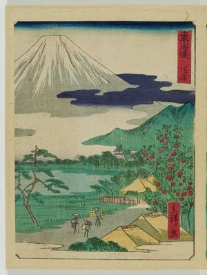 Utagawa Hiroshige II: Numazu, from the series The Tôkaidô Road (Tôkaidô) - Museum of Fine Arts