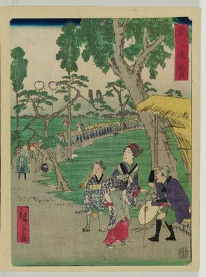 Utagawa Hiroshige II: Fukuroi, from the series The Tôkaidô Road (Tôkaidô) - Museum of Fine Arts