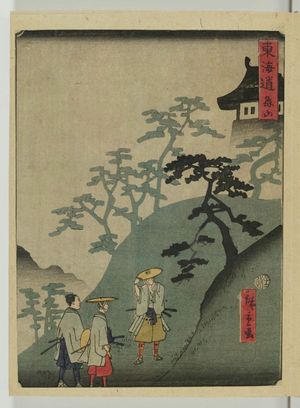 Utagawa Hiroshige II: Kameyama, from the series The Tôkaidô Road (Tôkaidô) - Museum of Fine Arts