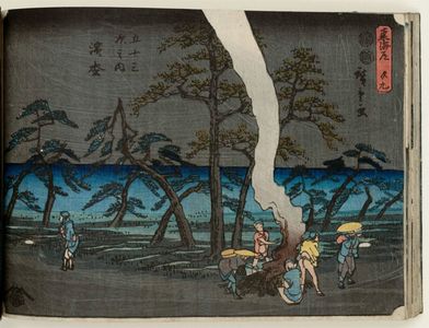 Utagawa Hiroshige, 歌川広重 (Utagawa Hiroshige I)による浮世絵「No. 29 - Hamamatsu, from the series The Tôkaidô Road - The Fifty-three Stations (Tôkaidô - Gojûsan tsugi no uchi)」