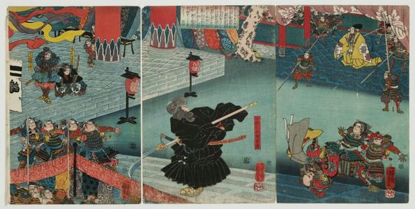 Utagawa Kuniyoshi: (Kenkyû gannen Udaishô Yoritomo...) - Museum of Fine Arts