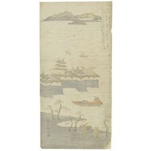 鈴木春信: Clearing Weather at Awazu (Awazu seiran), first state, from an untitled series of Eight Views of Ômi (Ômi hakkei) - ボストン美術館