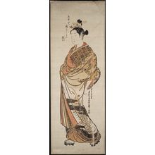 Okumura Masanobu: Courtesan Walking - Museum of Fine Arts