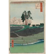 歌川広重: Goten-yama, Shinagawa (Shinagawa Goten-yama), from the series One Hundred Famous Views of Edo (Meisho Edo hyakkei) - ボストン美術館
