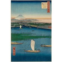 Utagawa Hiroshige: Mitsumata Wakarenofuchi (Mitsumata Wakarenofuchi), from the series One Hundred Famous Views of Edo (Meisho Edo hyakkei) - Museum of Fine Arts