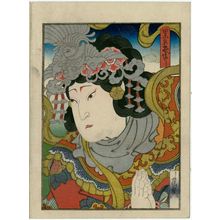 Utagawa Yoshitaki, 歌川芳滝 (Ichiyôsai Yoshitaki)创作的日本版画《Actor》