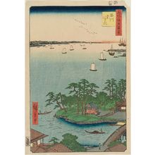 Utagawa Hiroshige: Shinagawa Susaki (Shinagawa Susaki), from the series One Hundred Famous Views of Edo (Meisho Edo hyakkei) - Museum of Fine Arts