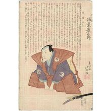 Shunkosai Hokushu: Actor Bandô Hikosaburô - Museum of Fine Arts