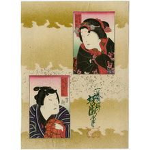 Japanischer Druck "Actors" von Utagawa Yoshitaki, 歌川芳滝 (Ichiyôsai Yoshitaki)