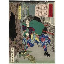 Tsukioka Yoshitoshi: Toriyama Shûsaku Terutada, from the series Sagas of Beauty and Bravery (Biyû Suikoden) - Museum of Fine Arts