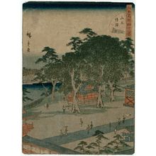 Utagawa Hiroshige II: No. 43, Sannô Gongen Shrine, from the series Forty-Eight Famous Views of Edo (Edo meisho yonjûhakkei) - Museum of Fine Arts