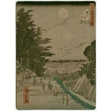 Utagawa Hiroshige II: No. 6, Moonlit Night at Suruga-dai (Suruga-dai getsuya), from the series Forty-Eight Famous Views of Edo (Edo meisho yonjûhakkei) - Museum of Fine Arts