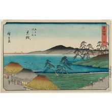Utagawa Hiroshige: No. 9 - Ôiso, from the series The Tôkaidô Road - The Fifty-three Stations (Tôkaidô - Gojûsan tsugi no uchi), also known as the Reisho Tôkaidô - Museum of Fine Arts