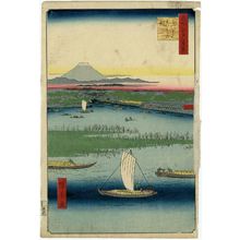 Utagawa Hiroshige: Mitsumata Wakarenofuchi (Mitsumata Wakarenofuchi), from the series One Hundred Famous Views of Edo (Meisho Edo hyakkei) - Museum of Fine Arts