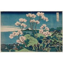 Katsushika Hokusai: Fuji from Goten-yama, at Shinagawa on the Tôkaidô (Tôkaidô Shinagawa Goten-yama no Fuji), from the series Thirty-six Views of Mount Fuji (Fugaku sanjûrokkei) - Museum of Fine Arts