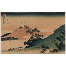 Katsushika Hokusai: Inume Pass in Kai Province (Kôshû Inume tôge), from the series Thirty-six Views of Mount Fuji (Fugaku sanjûrokkei) - Museum of Fine Arts