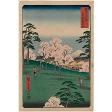 歌川広重: Asuka Hill in Edo (Tôto Asukayama), from the series Thirty-six Views of Mount Fuji (Fuji sanjûrokkei) - ボストン美術館