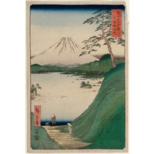 歌川広重: Misaka Pass in Kai Province (Kai Misaka-goe), from the series Thirty-six Views of Mount Fuji (Fuji sanjûrokkei) - ボストン美術館