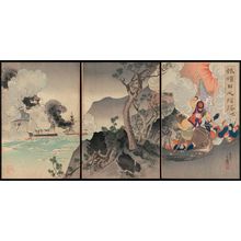 Migita Toshihide: The Fall of Port Arthur (Ryojunkô no kanraku) - Museum of Fine Arts
