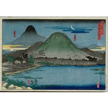 Hasegawa Sadanobu I: Autumn Moon at Hirosawa Pond (Hirosawa ike aki no tsuki), from the series Famous Places in the Capital (Miyako meisho no uchi) - Museum of Fine Arts