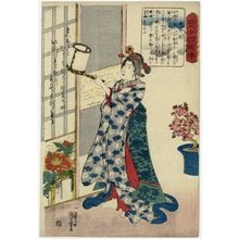Utagawa Kuniyoshi: Hotoke Gozen, from the series Lives of Wise and Heroic Women (Kenjo reppu den) - Museum of Fine Arts
