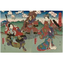 Estampe japonaise "Actors" par Utagawa Yoshitaki, 歌川芳滝 (Ichiyôsai Yoshitaki)