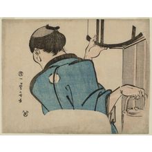 Estampe japonaise "Lamp Lighter" par Utagawa Kuniyoshi, 歌川国芳 (Utagawa Kuniyoshi)