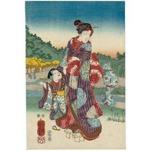 Utagawa Kuniyoshi: Tamagawa? - Museum of Fine Arts