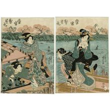 Utagawa Kuniyoshi: An Up-to-date Spring Scene (Tôsei haru geshiki) - Museum of Fine Arts