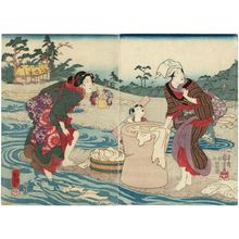 Utagawa Kuniyoshi: Tamagawa - Museum of Fine Arts