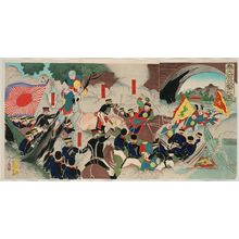 Shunsai Toshimasa: Attack on Fengtianfu (Hôtenfu kôgeki no zu) - ボストン美術館