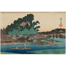 Utagawa Hiroshige: View of Matsuchiyama (Matsuchiyama no zu), from the series Famous Places in the Eastern Capital (Tôto meisho) - Museum of Fine Arts