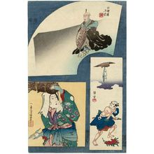 Utagawa Kuniyoshi, 歌川国芳 (Utagawa Kuniyoshi)による浮世絵「Actors」