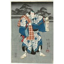 Utagawa Kuniyoshi, 歌川国芳 (Utagawa Kuniyoshi)创作的日本版画《Actor as Banzui Chôbei》