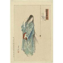 尾形月耕: Princess Sotoori (Sotoori-hime), from the series Sketches by Gekkô (Gekkô zuihitsu) - ボストン美術館