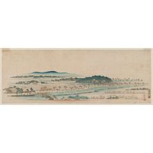 歌川広重: Azuma Grove (Azuma-no-mori), from an untitled series of views of Edo - ボストン美術館