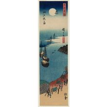 Utagawa Hiroshige: Moonlit Evening at Takanawa (Takanawa tsukiyo no zu), from the series Famous Places in the Eastern Capital (Tôto meisho) - Museum of Fine Arts