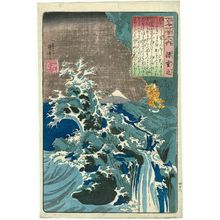 Utagawa Kuniyoshi: Poem by Minamoto no Shigeyuki, from the series One Hundred Poems by One Hundred Poets (Hyakunin isshu no uchi) - Museum of Fine Arts