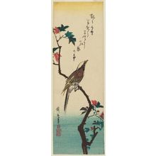 Utagawa Hiroshige: Bird on Maple Branch - Museum of Fine Arts