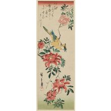 Utagawa Hiroshige: Oriole and Wild Roses - Museum of Fine Arts