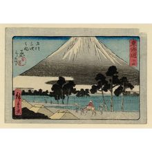 Utagawa Hiroshige: No. 14 - Hara, from the series The Tôkaidô Road - The Fifty-three Stations (Tôkaidô - Gojûsan tsugi no uchi), also known as the Aritaya Tôkaidô - Museum of Fine Arts