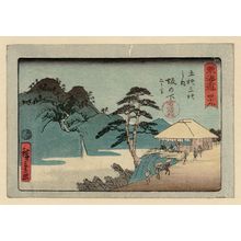 Utagawa Hiroshige: No. 49 - Sakanoshita, from the series The Tôkaidô Road - The Fifty-three Stations (Tôkaidô - Gojûsan tsugi no uchi), also known as the Aritaya Tôkaidô - Museum of Fine Arts