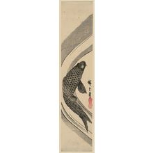 Utagawa Hiroshige: Carp in Water - Museum of Fine Arts